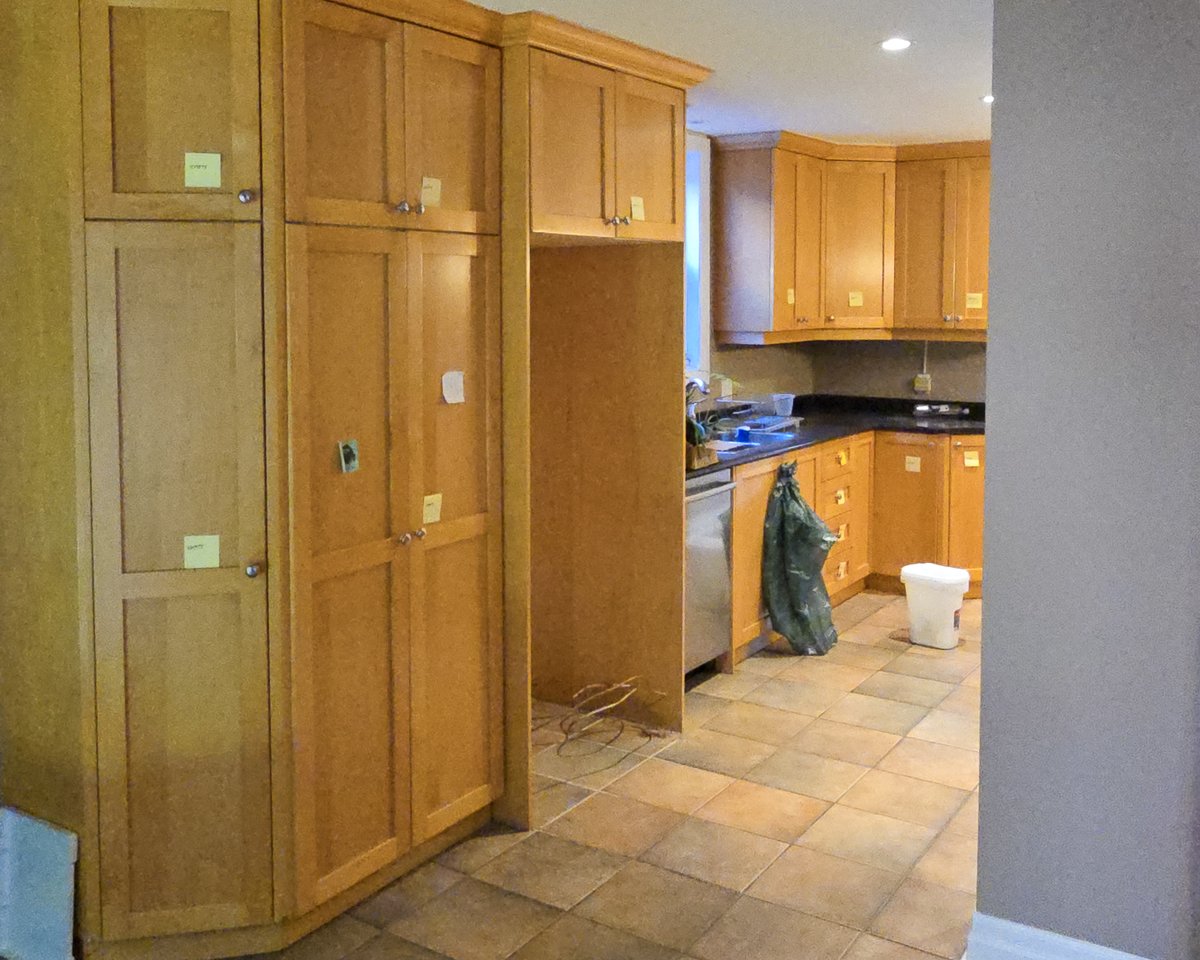Kitchen renovation before