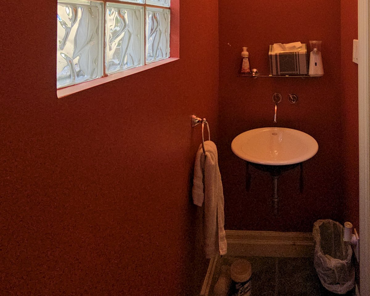 Powder Room Renovation before